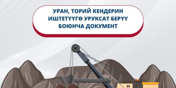 Уран, торий кендерин казууга жол ачкан документ парламенттин кароосуна түштү